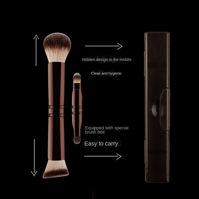 HG Four-Head Hidden Multi-Functional Makeup Brush, Powder Brush, Blush Brush - Image 3