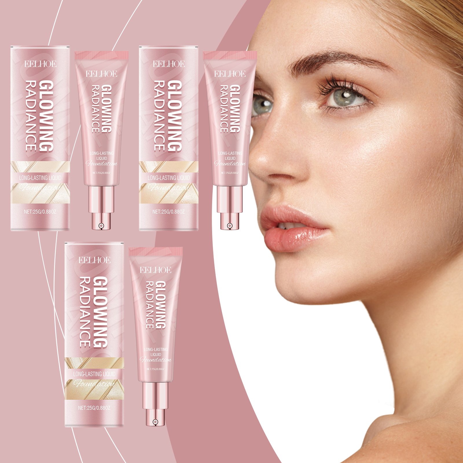 EELHOE Light Moisturizing And Moisturizing Light Moisturizing Liquid Foundation - Image 2