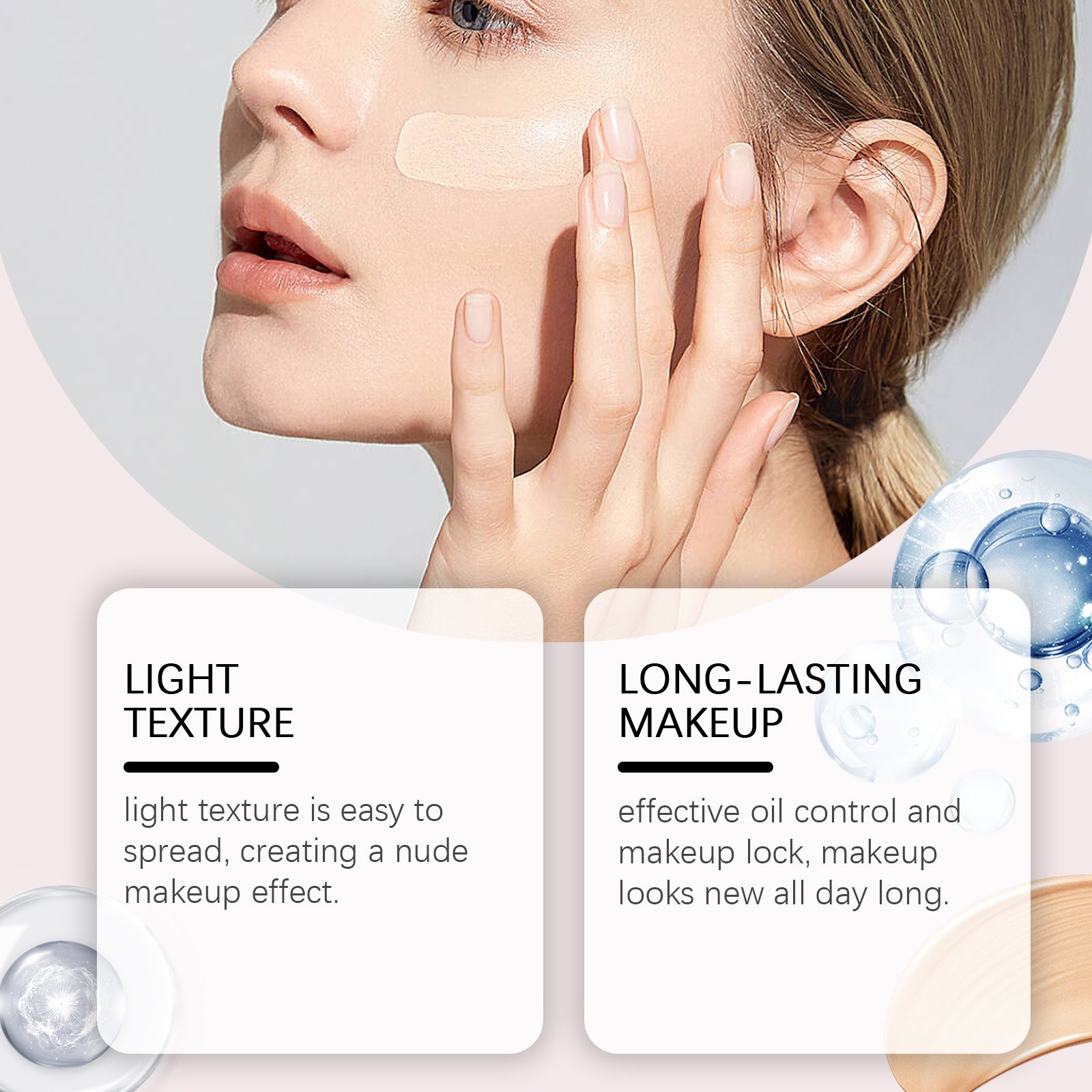 EELHOE Light Moisturizing And Moisturizing Light Moisturizing Liquid Foundation - Image 4