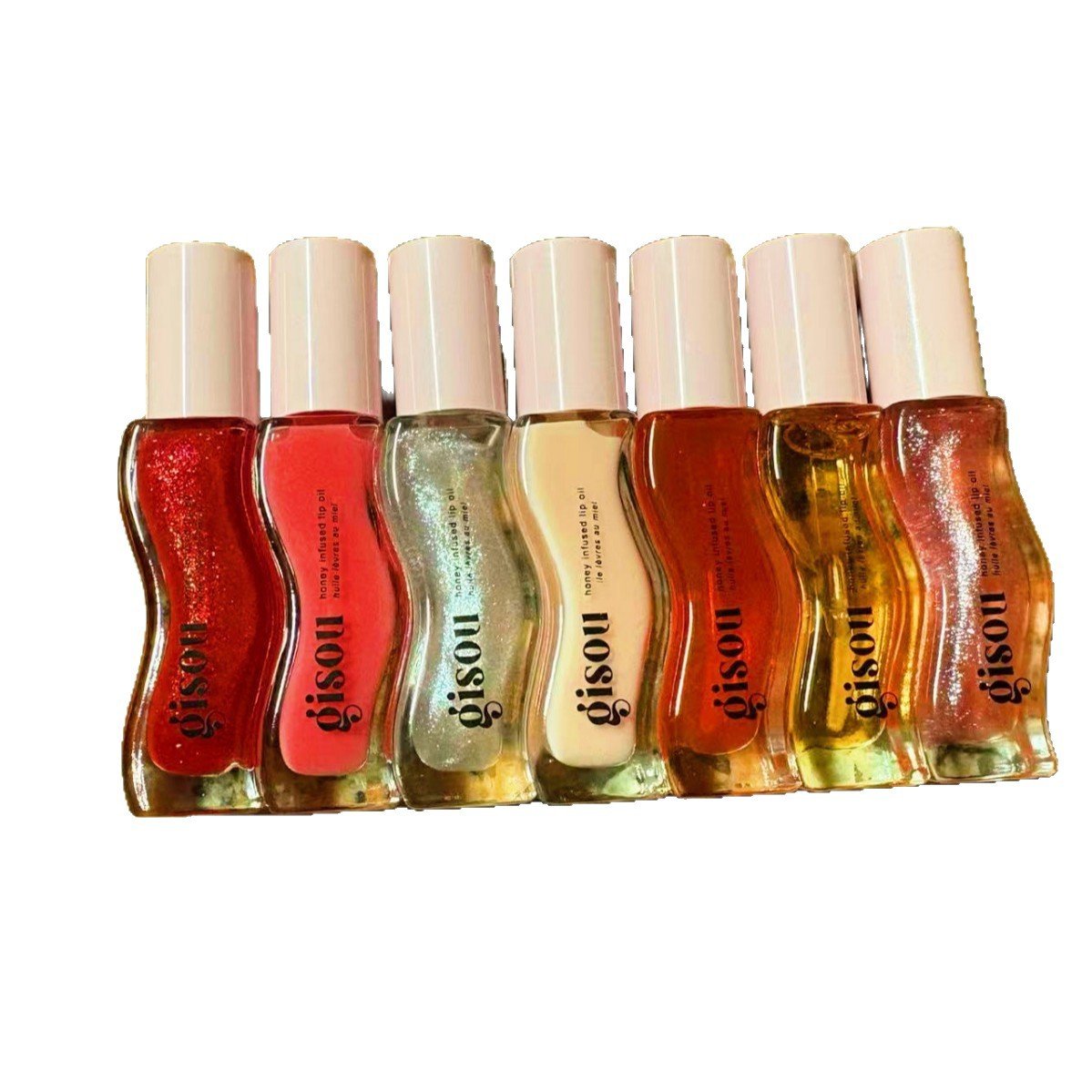 Gisou Watermelon Honey Coconut Strawberry Lip Oil Moisturizing Repair Plumping Brightening Lip Gloss 8ml - Image 5