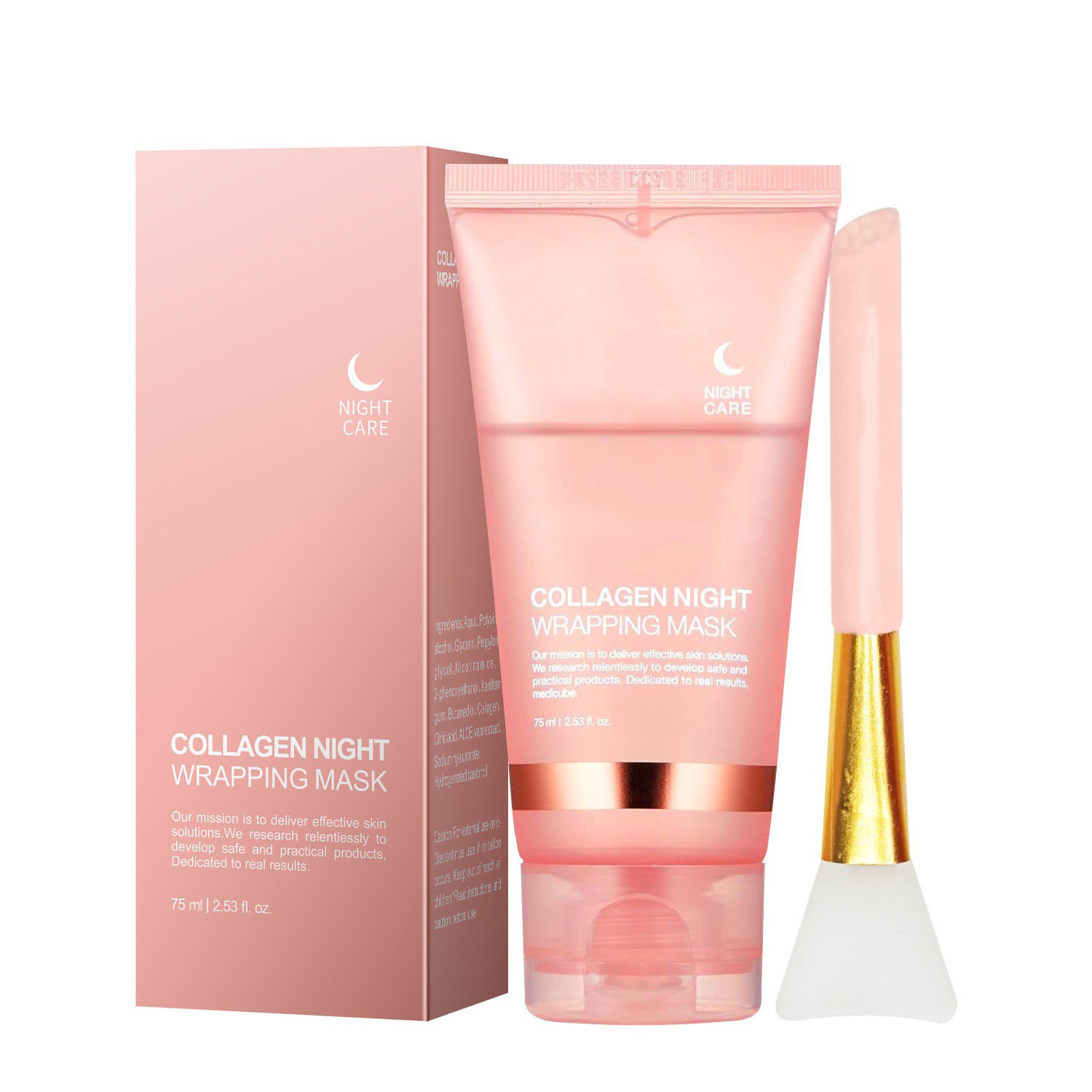 Collagen Night Wrapping Mask Facial Hydrating Moisturizing Peel-Off Mask - Image 2