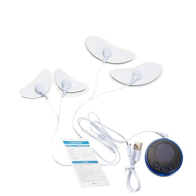 V-Shape Face Wrinkle Reduction EMS Facial Massager with Low-Frequency Pulse, Crescent-Shaped Beauty Device with Remote Control - Image 5